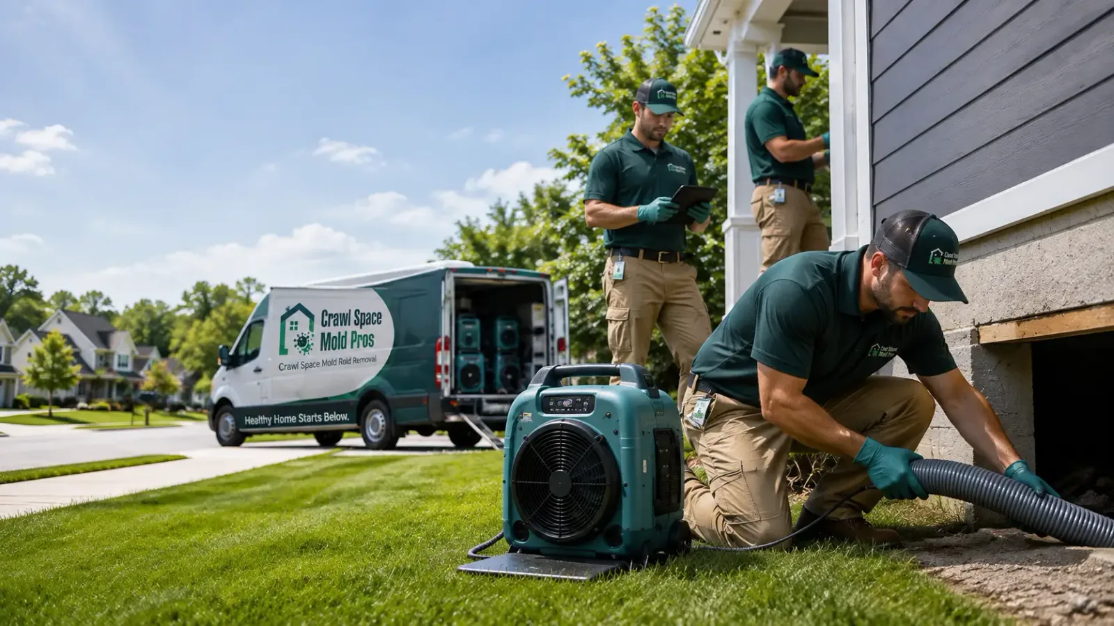 Crawl Space Mold Removal in Malta, OH